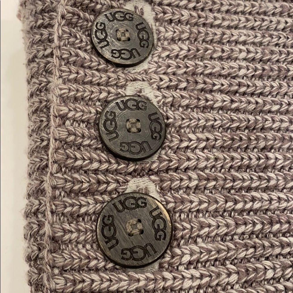 UGG Classic Cardy Knit Boot In Grey - Picture 3 of 13